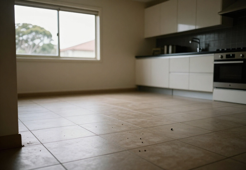 Cockroach-free kitchen in Lidcombe after treatment