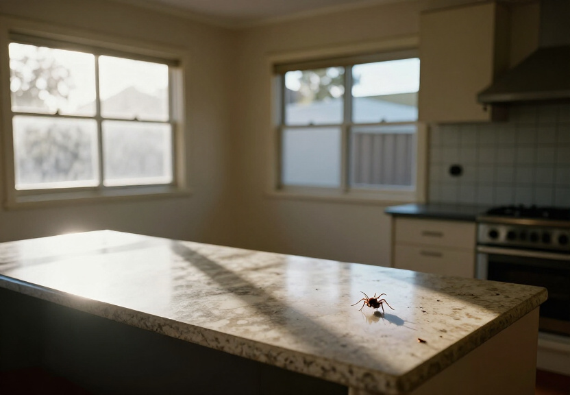 Termite damage in a Lidcombe home before treatment